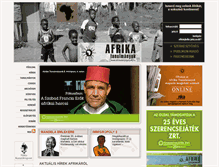Tablet Screenshot of afrikatanulmanyok.hu